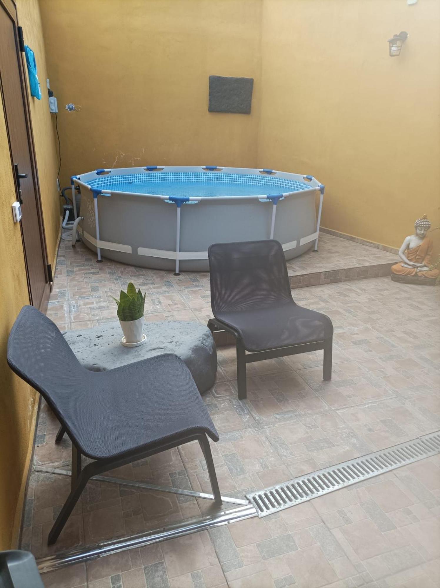 Tradicional Casa Canaria Con Piscina Y Vistas Al Teide Icod De Los Vinos Exteriér fotografie
